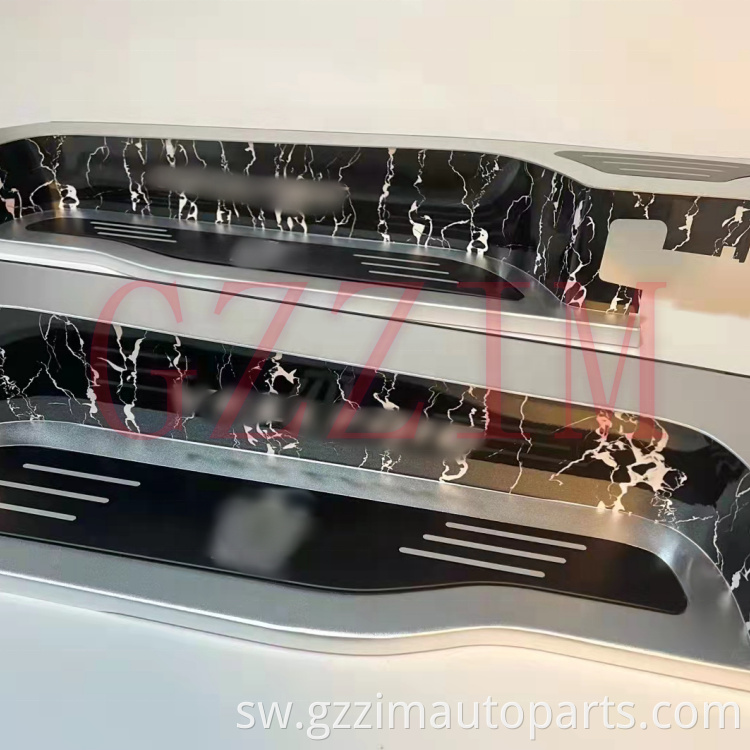 Vifaa vya gari aluminium alloy gari mlango sill strips mambo ya ndani na nje trim mlango screed misingi ya vellfire